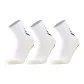 Crew Glue Soccer Socks, White 3 Pack