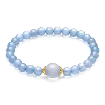 Oriental Jade Chalcedony Bracelets Women's