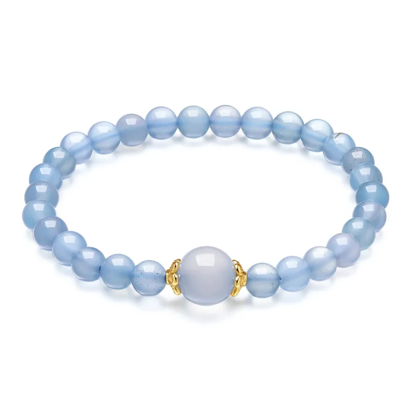Oriental Jade Chalcedony Bracelets Women's-0