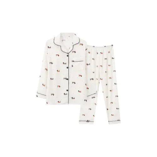 Ta Yan Pajama Set Women's White