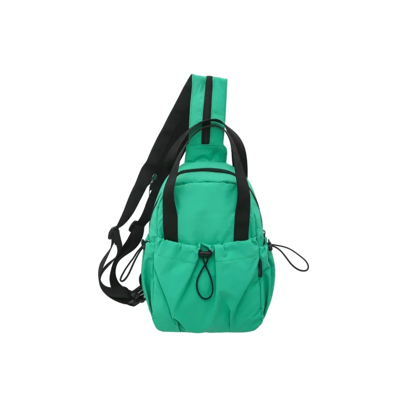 GOBLIN SHARKS 1759 Nylon Sling Bag Unisex White/Black/Yellow/Orange/Turquoise/Army Green-23