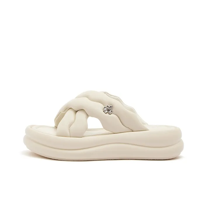 CAMEL Abrasion-Resistant Slip-Resistant Cushioning Slide Slippers Women's-0