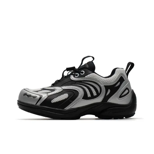 Mule Donkey Breathable Lightweight Low Top Casual Shoes Unisex Silver Black