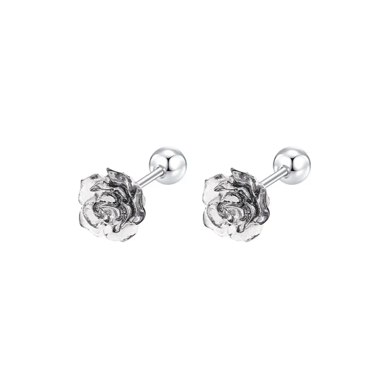 JAY Titanium Steel Stud Earrings Women's-12
