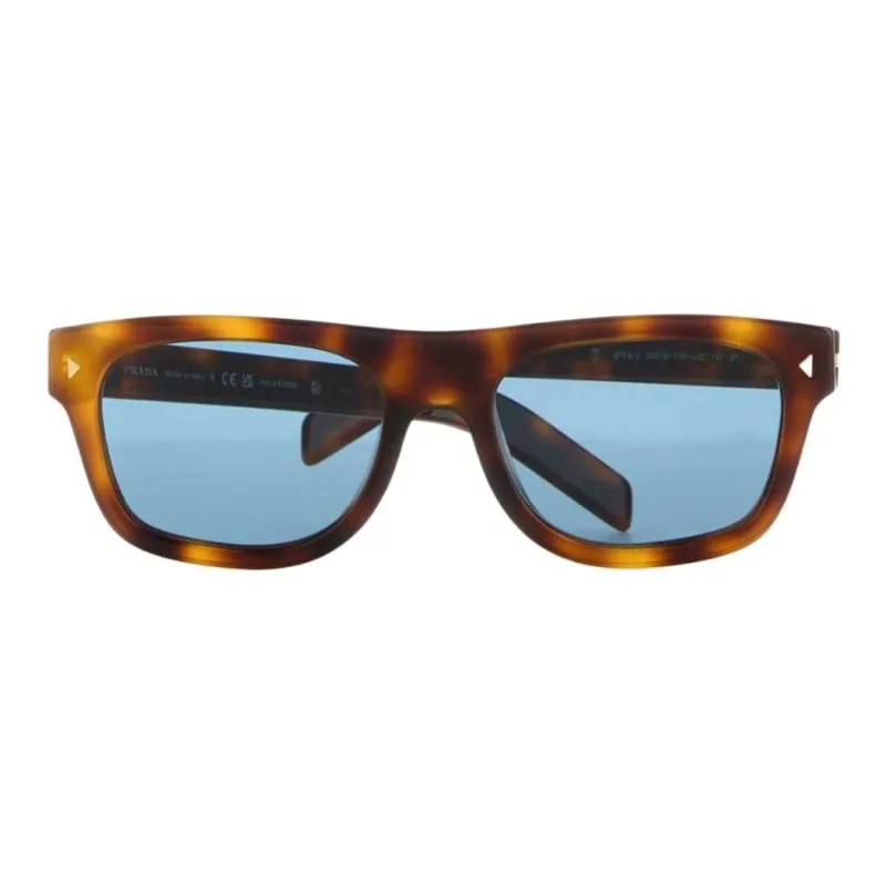 PRADA Irregular Shape Sunglasses Men's Tortoiseshell-1
