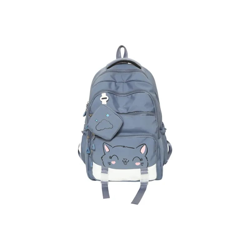 Yalu Nylon Backpack Unisex Multicolor-21