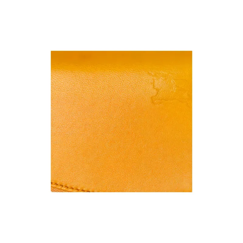 Burberry Lambskin Coin Purse Women's Don't Touch Me Yellow-3