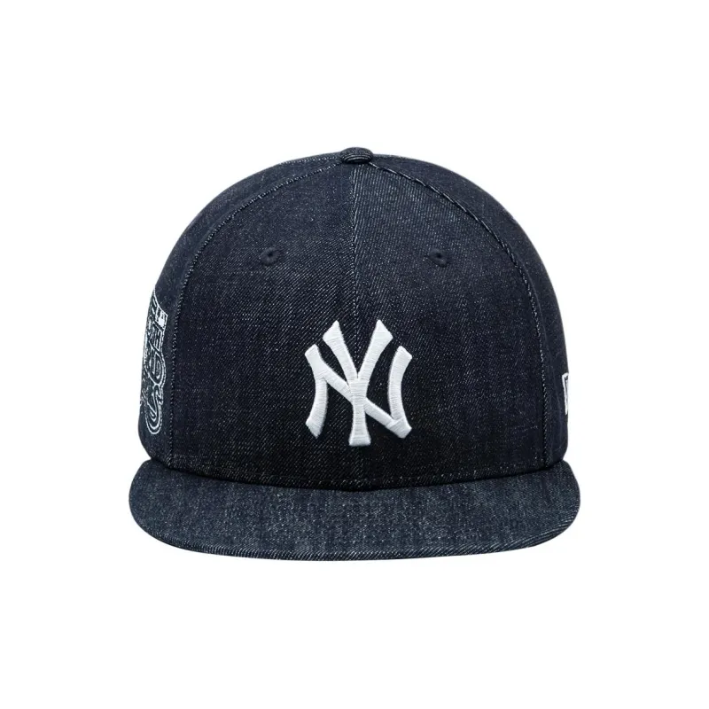 New Era x MLB 100% Cotton Baseball Caps Unisex Denim Blue-1