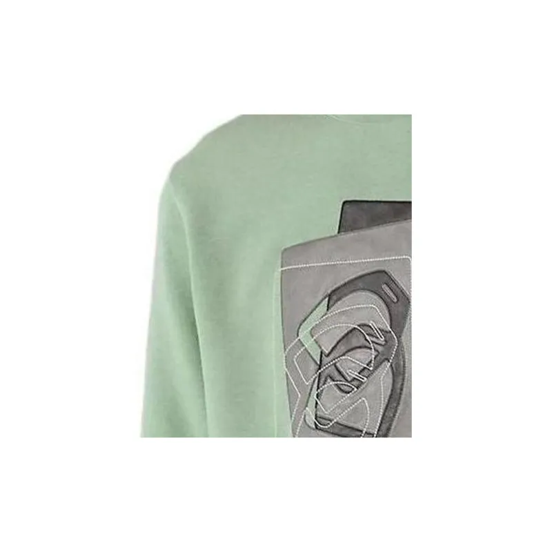 HERMES Sweatshirts Men Aqua Blue-3