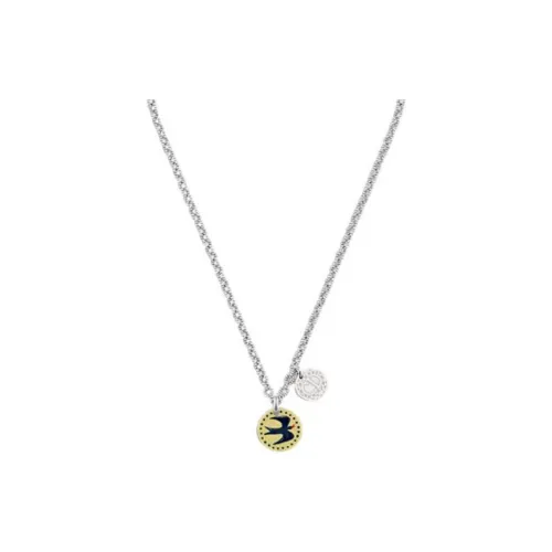 DIOR Brass Necklaces Unisex Silver