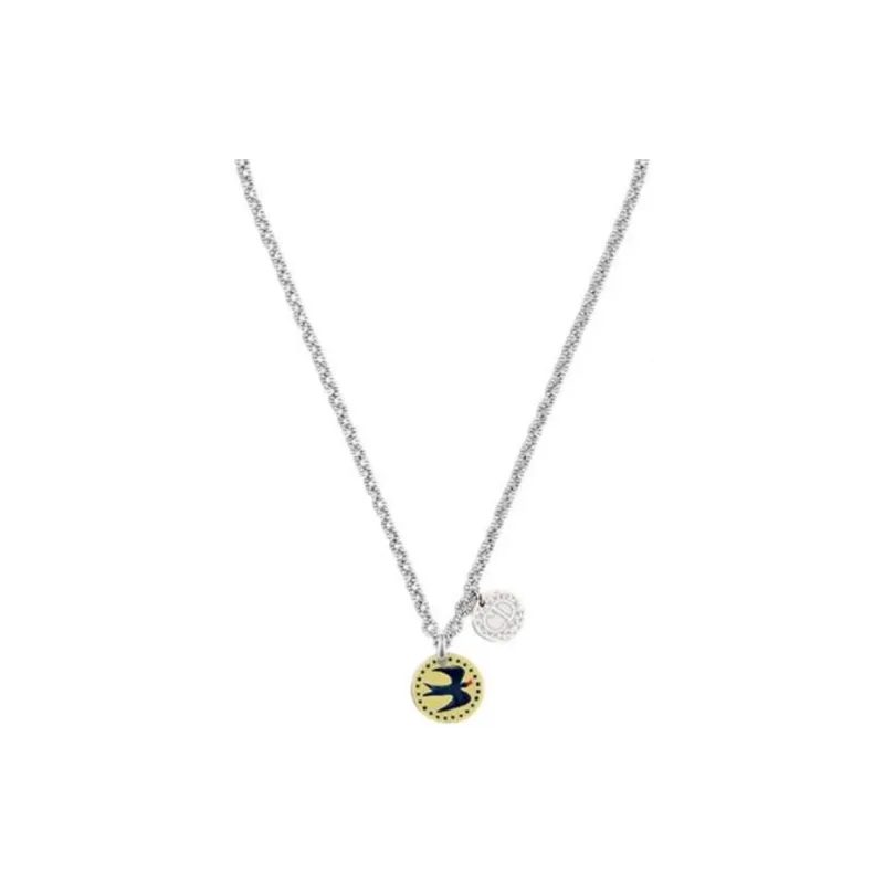 DIOR Brass Necklaces Unisex Silver-0
