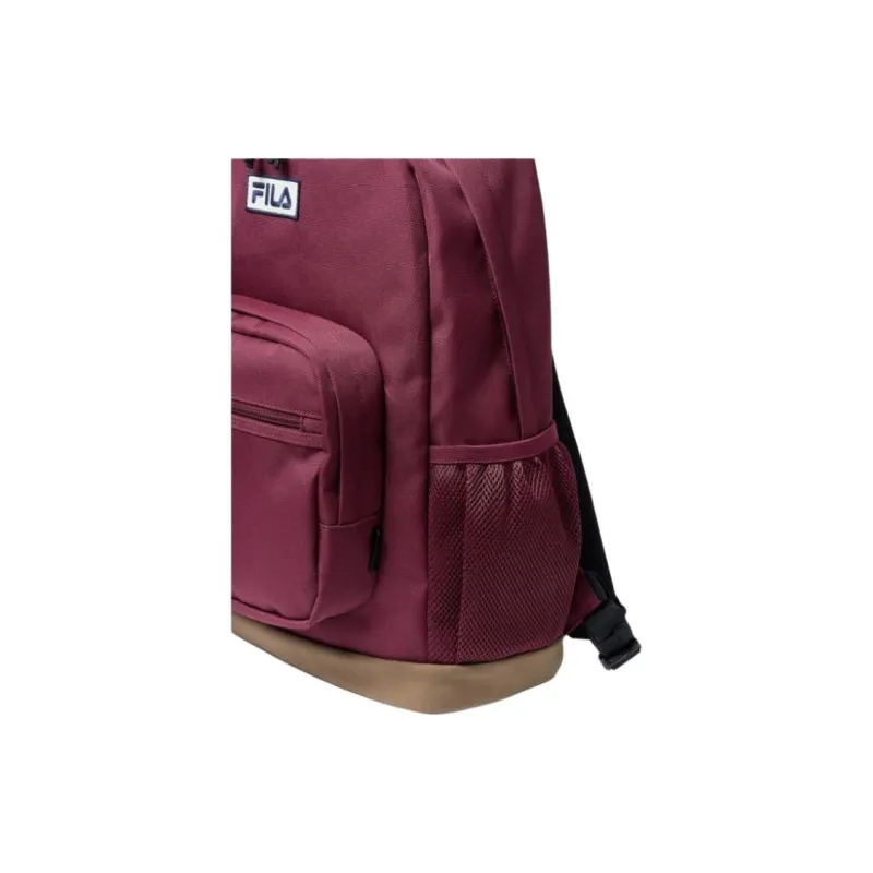 FILA Polyester Backpack Unisex Burgundy-3