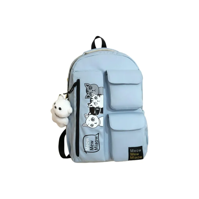 URBAN FOREST Oxford Backpack Unisex Yellow/Black/Khaki/Blue-14