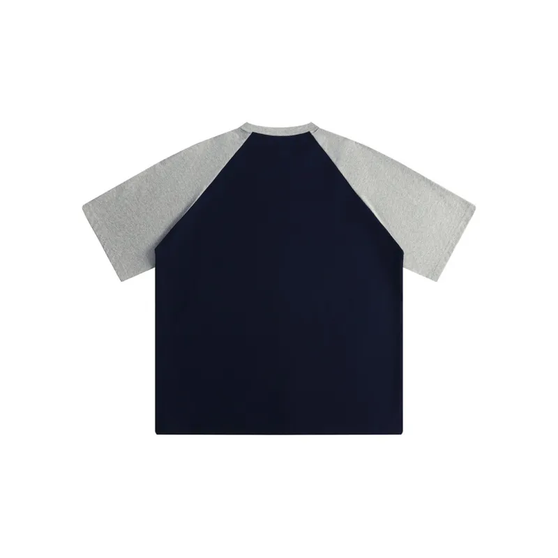REDU T-Shirt Unisex White & Navy Blue Sleeves-9