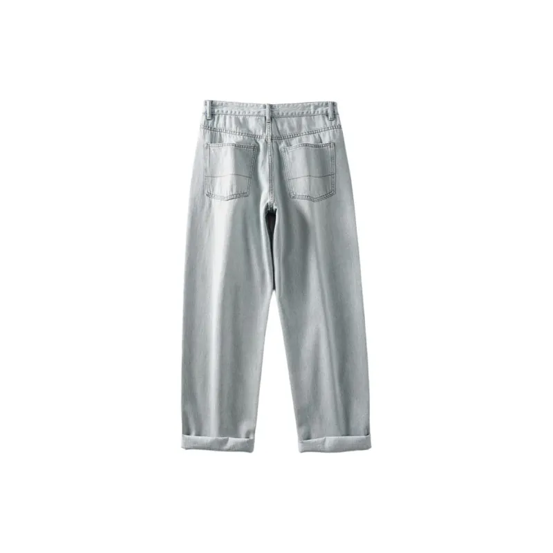 SONGS ALONG Jeans Unisex Light Blue-1