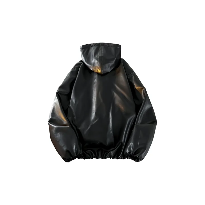 MEIPIN TANG Leather Jacket Unisex-1