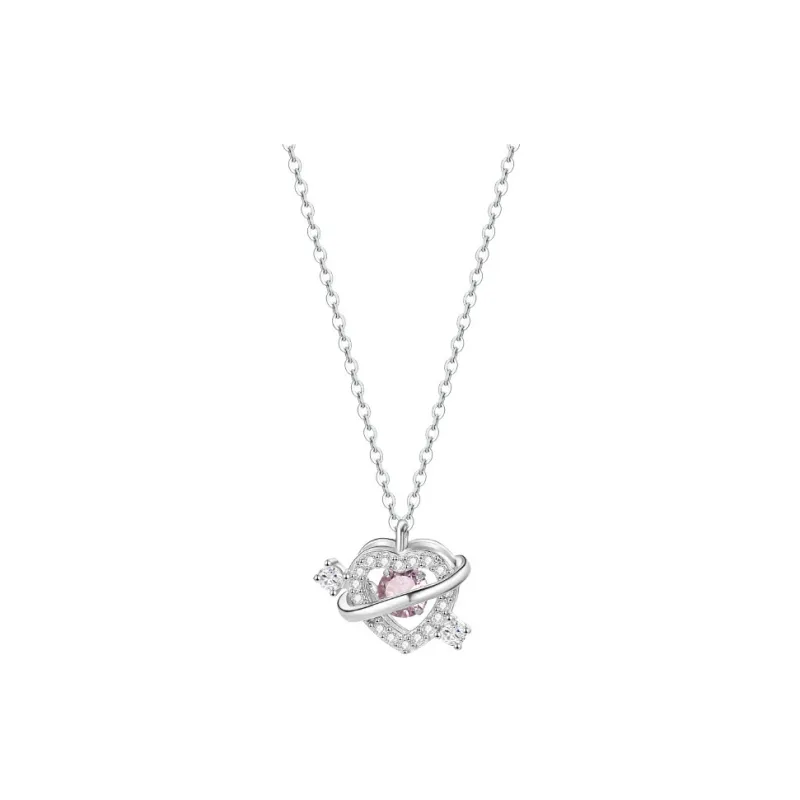 Heart To Heart S999 Fine Silver Necklaces Women's-0