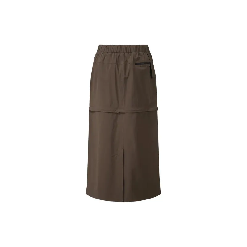SALOMON Casual Long Skirt Women's Brown-1