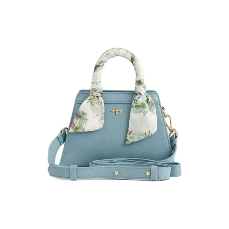 Fable PU Handbag Mini Women's Blue-1
