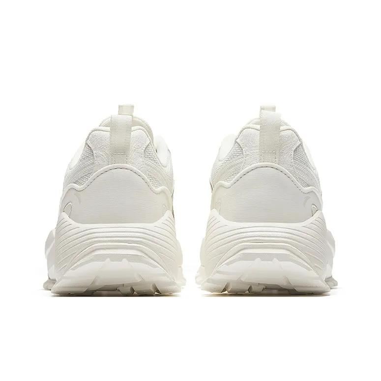 CHAOJIANTA Slip-Resistant Height Increasing Low-Top Chunky Sneakers Men's White-3