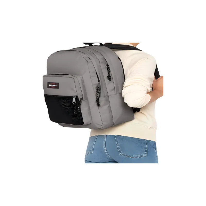 EASTPAK Polyester Backpack Unisex Gray-4