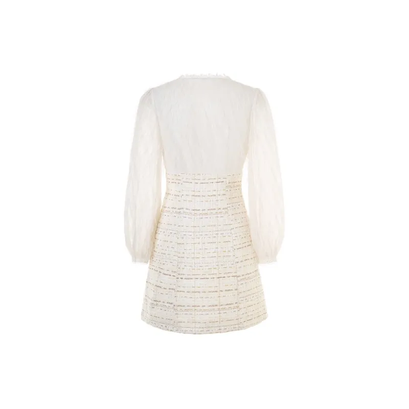 TURN UP Long-Sleeved Dresses Women's Apricot-1