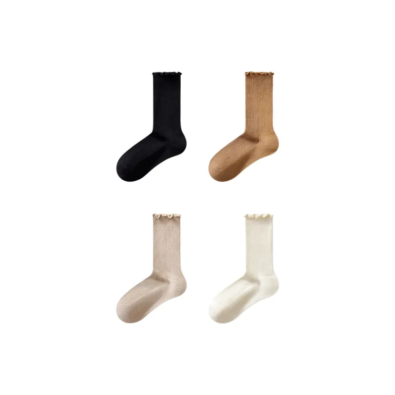 Temooues Mid-Calf Socks Women's 4 Pack-8