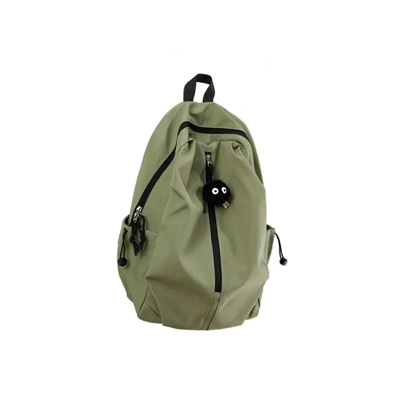 FREEHIKE Nylon Fabric Backpack Regular Unisex Ecru/Green/Red/Black-5