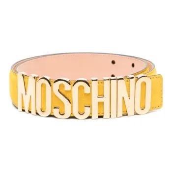 MOSCHINO Logo buckle Belt