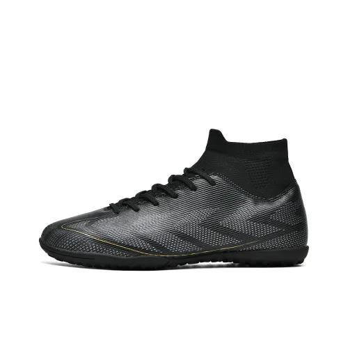 QIUTEXIONG FG Rubber Long Studs TF Rubber Broken Studs Cushioning Support Impact Resistant Soccer Shoes Unisex