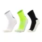 Crew Glue Soccer Socks 3 Pack (White/Neon Green/Black)