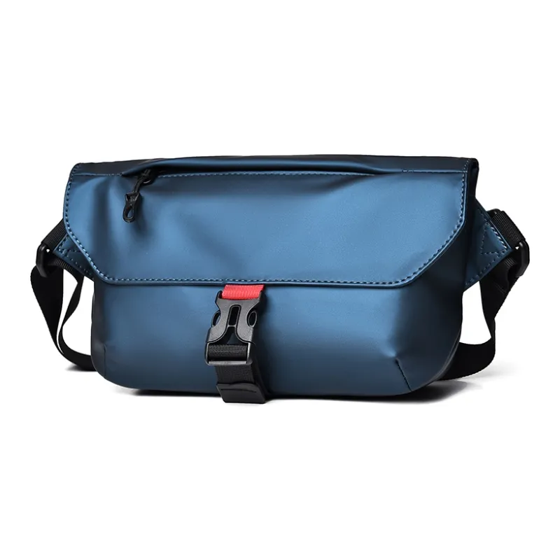 COLINS KEIRS Fabric Crossbody Biker Cycling Bag Commute One Shoulder Small Bag Men's Black/Gray/Blue-16
