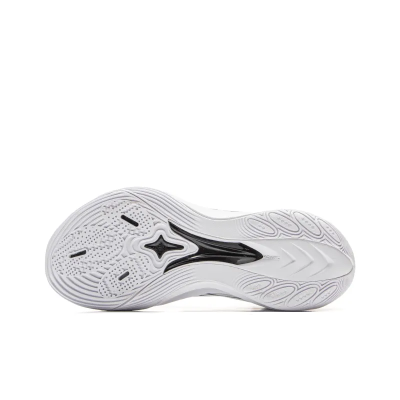 LiNing Cushioned Slip Resistant Abrasion Resistant Low Top Basketball Shoes Men's Standard White-6