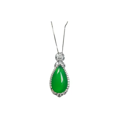 JUNWEN Chalcedony Necklaces Women's