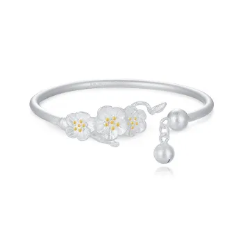 IS YOU 999 Fine Silver Sterling Silver Bracelets Women's