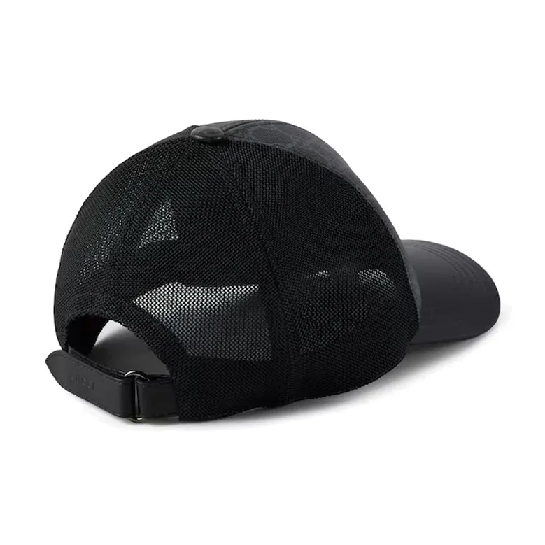 GUCCI Cotton Baseball Caps Men's Black-2