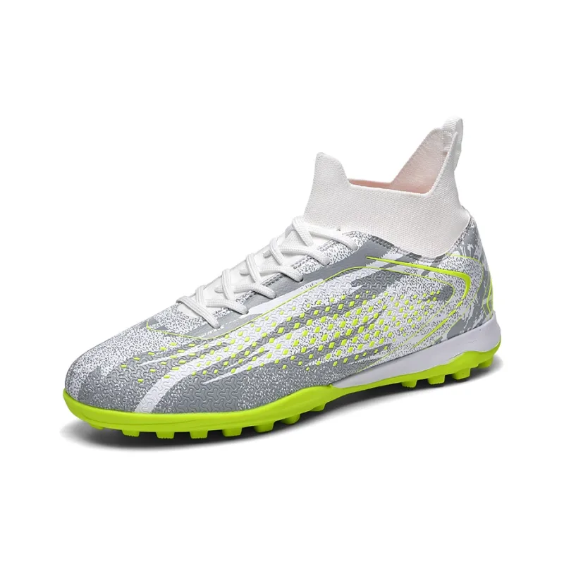 QIUTEXIONG FG Rubber Long Studs TF Rubber Broken Studs Cushioning Impact Resistant Soccer Shoes Unisex-7