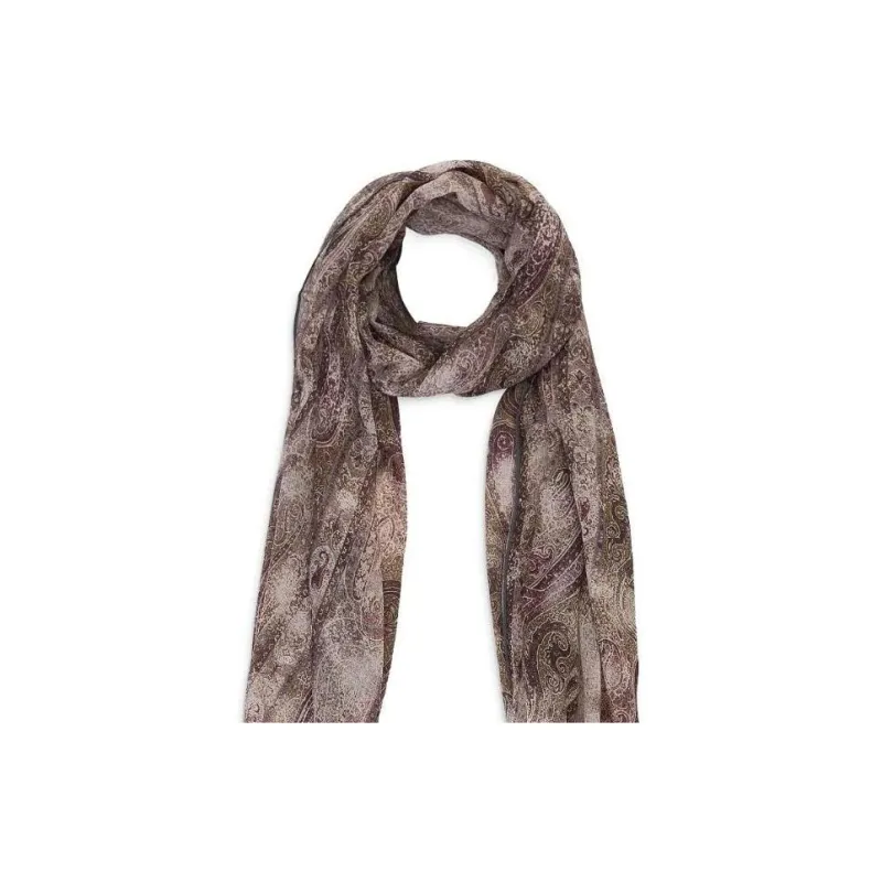 Loro Piana Paisley print Cashmere Scarf-2