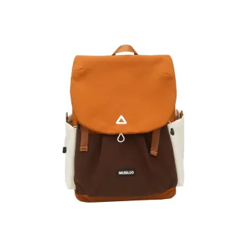 GOBLIN SHARKS 1759 Nylon Backpack Regular Unisex Yellow Brown/Light Blue/Black/Purple/Gray