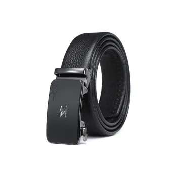 SEPTWOLVES Cow Leather Leather Belts Men's Width 3.5CM