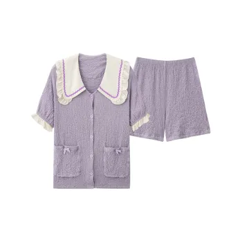 XIAFENYAN Pajama Set Women's Purple