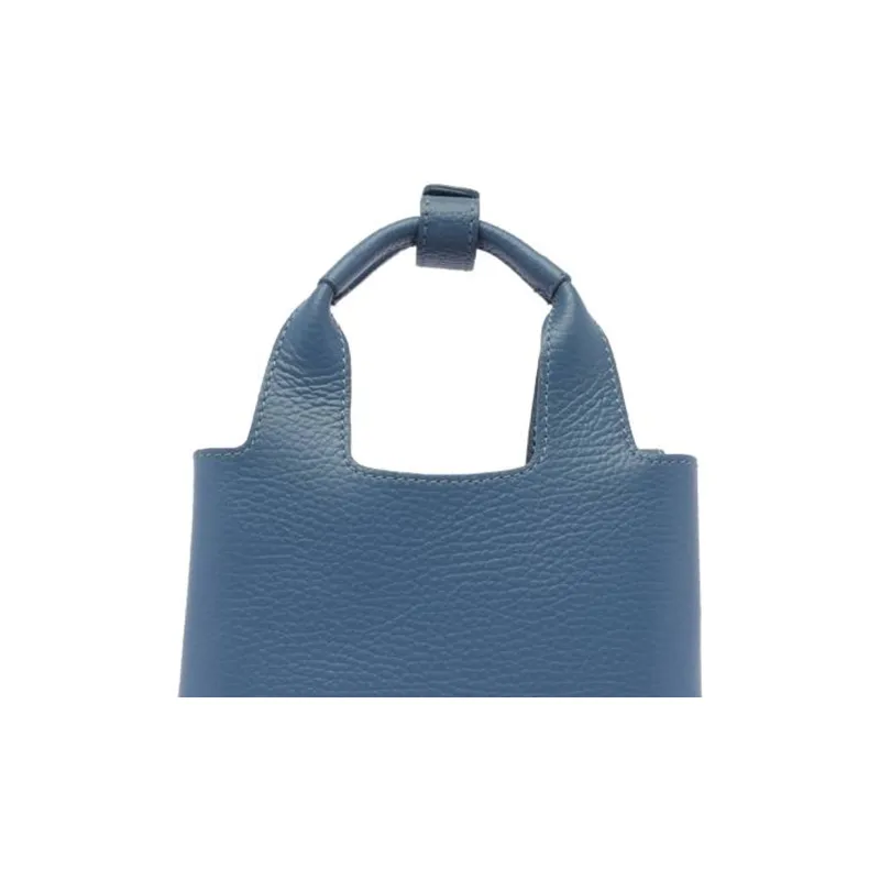 HOGAN Logo Embossed H Bag Mini Shopping Bag-4