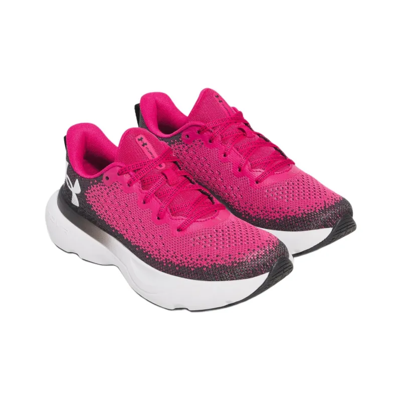 Under Armour HOVR Infinite Durable Breathable Low-Top Running Shoes Women's Pink-3