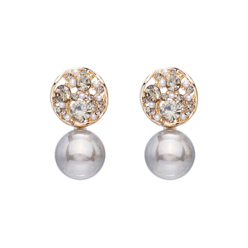 Anxious Artificial Pearl Earrings Women's-0