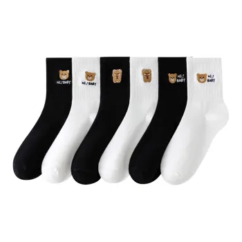 Caramella Mid Calf Socks Women's 6 Pack