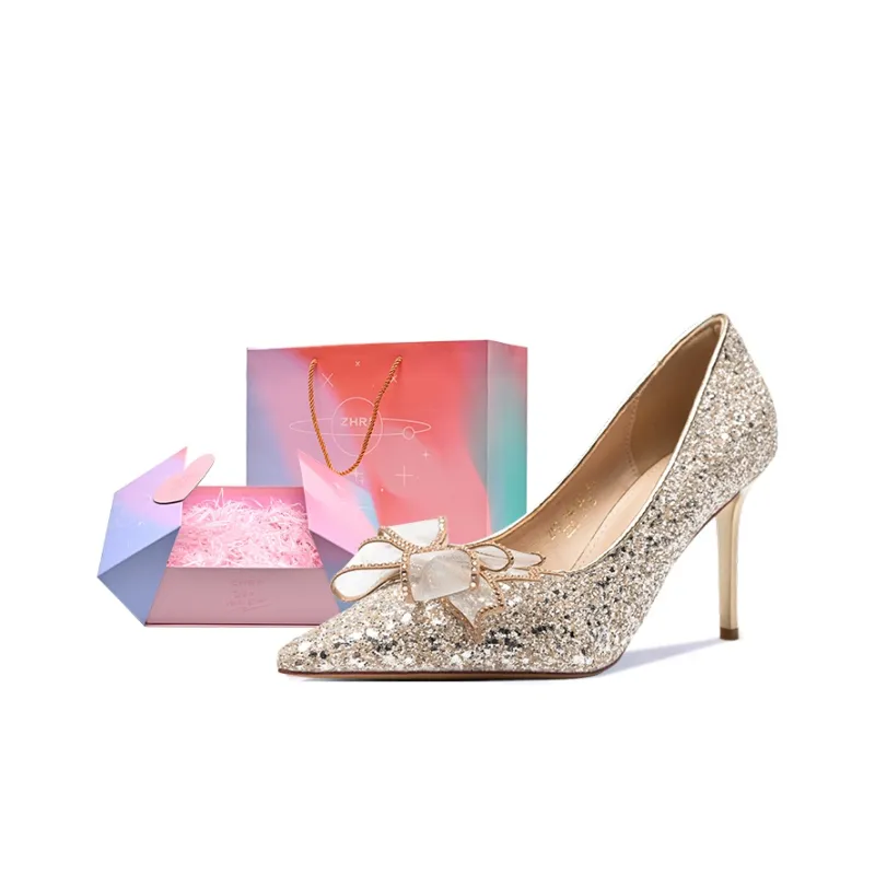 ZHR Slim Heel High Heels 8cm Women's-6