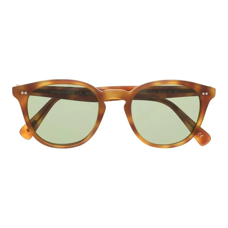 Oliver Peoples Desmon Round frame Sunglasses-4