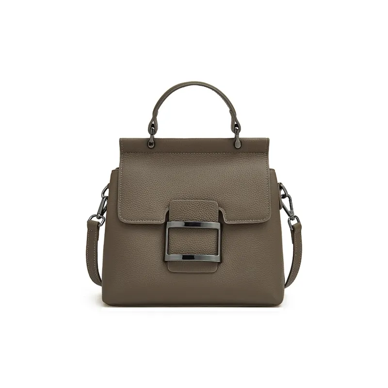 Old Man's Head Synthetic Leather Shoulder Bag Crossbody Bag Handbag Women's Black/Gray-1