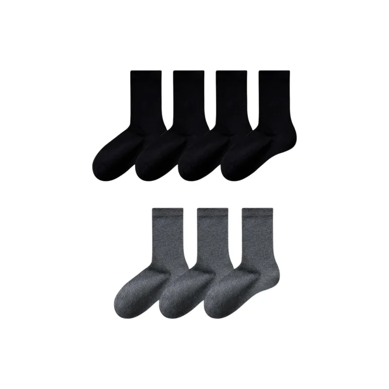 Temooues Mid-Calf Socks Women's Combo Set-27