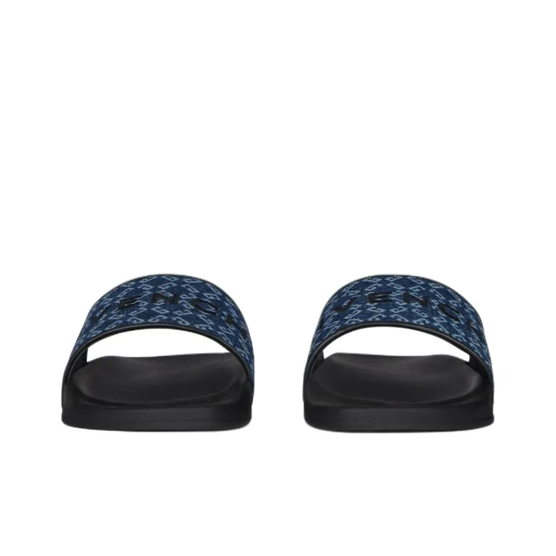 Givenchy Slip Resistant Slide Slippers Men's Dark Blue-2